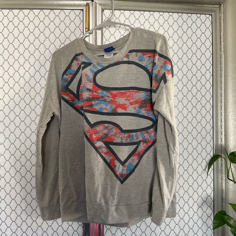 Gray Superman Sweatshirt